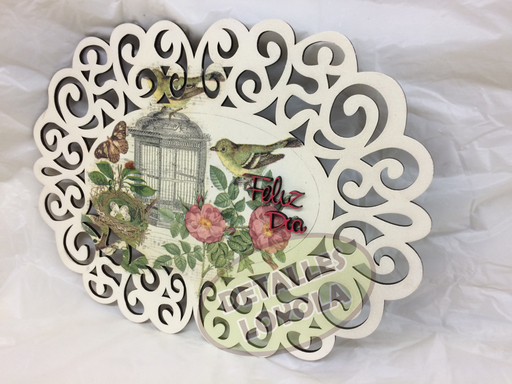 [L17-060b] L17-060b Ovalo vertical calado 30cm - con doble ovalo para decoupage