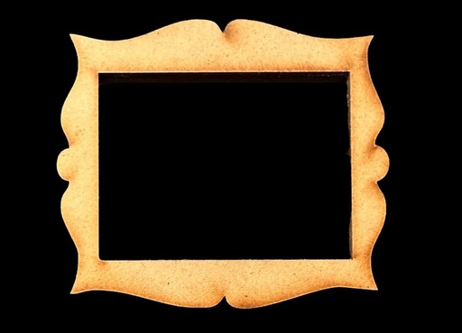 [L17-062] L17-062 Marco rectángulo hueco para decorar 8.7x10cm