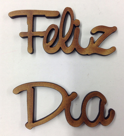 [L19-023a] L19-023a Feliz Día (manuscrita) 1.5cm alto