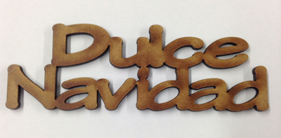 [L19-057] L19-057 DULCE NAVIDAD 12x4cm