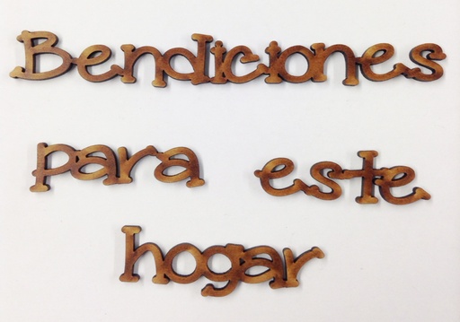 [L19-065] L19-065 Bendiciones para este hogar 2.5x37cm