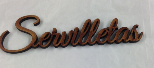 [L19-077] L19-077 Palabra Servilletas 3cm manuscrita vintage