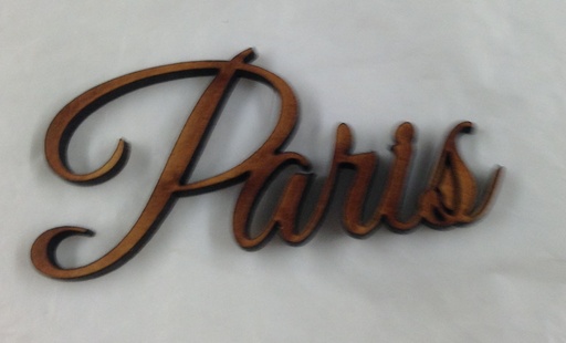 [L19-078] L19-078 Palabra París 3cm manuscrita vintage