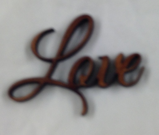 [L19-080] L19-080 Palabra Love 3.5cm manuscrita vintage
