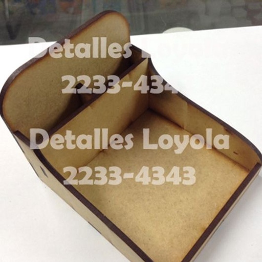 [L20-038] L20-038 Caja para papelitos post-it y lapiceros para escritorio