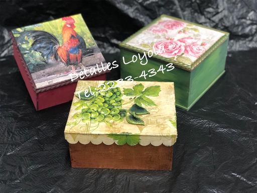 [L20-096] L20-096 Caja 18x15x8cm con tapa tipo zapato y parritas