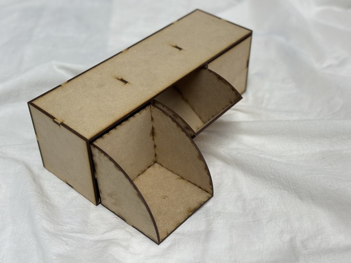 [L20-112] L20-112 Caja joyero de 3 cajitas 29x10x10cm
