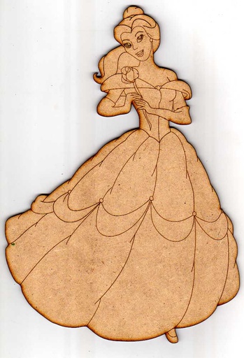 [L22-006] L22-006 Princesas Bella completa 25cm.