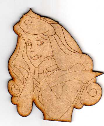 [L22-009] L22-009 Princesas Bella Durmiente (torso) 10cm