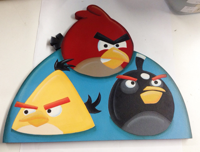 [L22-076] L22-076 Angry bird amarillo 6cm