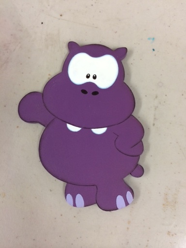 [L22-096] L22-096 WIPPO hipopotamo morado 10cm