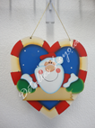 [L23-090] L23-090 Corazón con santa y rótulo 25cm