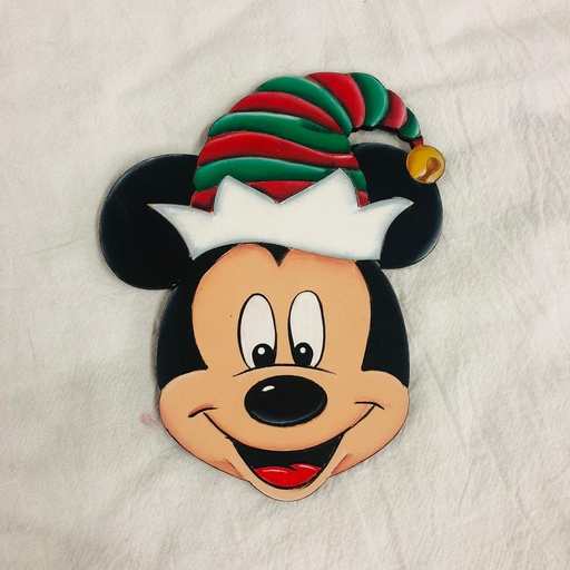 [L23-289] L23-289 Carita de Mickey con sombrero de duende 12cm