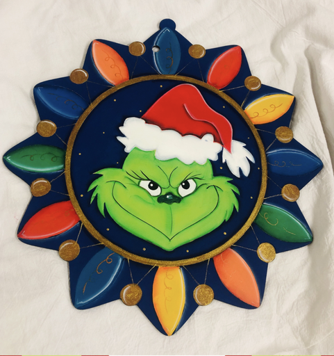 [L23-295] L23-295 Mandala de Grinch 30cm