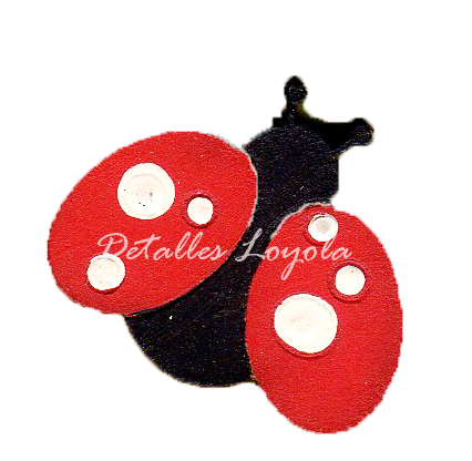 [L27-005] L27-005 Llavero de Mariquita 6cm