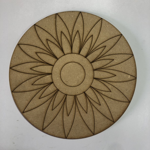 [L31-007] L31-007 Mandala plana redonda petalos 2 29cm