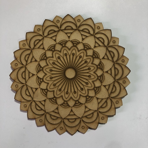 [L31-010b] L31-010b Mandala plana henna 2 30cm