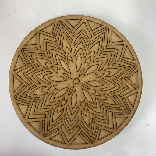 [L31-019a] L31-019a Mandala redonda  30cm plana