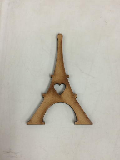 [L34-003] L34-003 Vintage Torre Eiffel con corazon 9cm