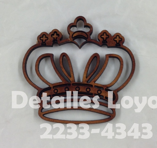 [L34-012] L34-012 Vintage Corona de rey 6cm