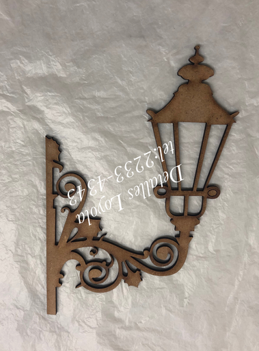 [L34-014a] L34-014a Vintage Lampara pared farol peq 11x14cm