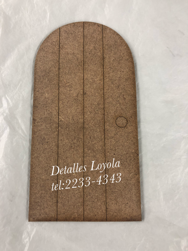[L34-015] L34-015 Vintage Puerta 8x15cm