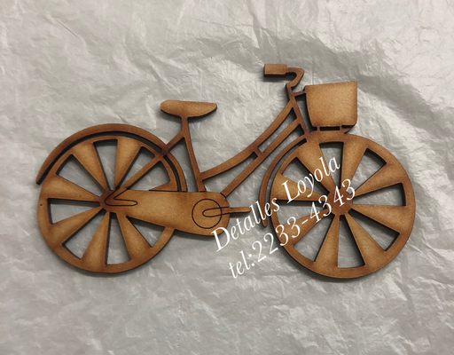 [L34-017] L34-017 Vintage Bicicleta 7x13cm