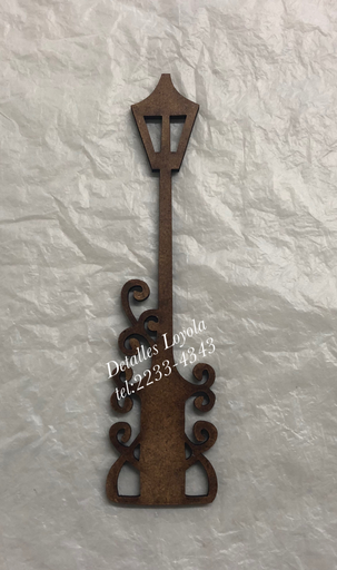 [L34-018a] L34-018a Vintage Farol de pie peq 3x15cm