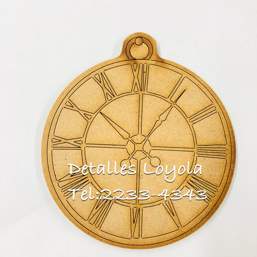 [L34-040] L34-040 Vintage Reloj numeros romanos 2 10x11cm